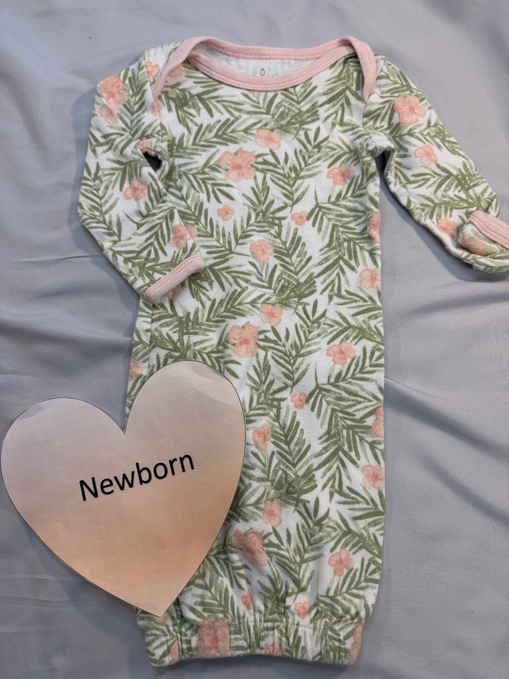 The Peanut shell - newborn nightgown/sleep sack